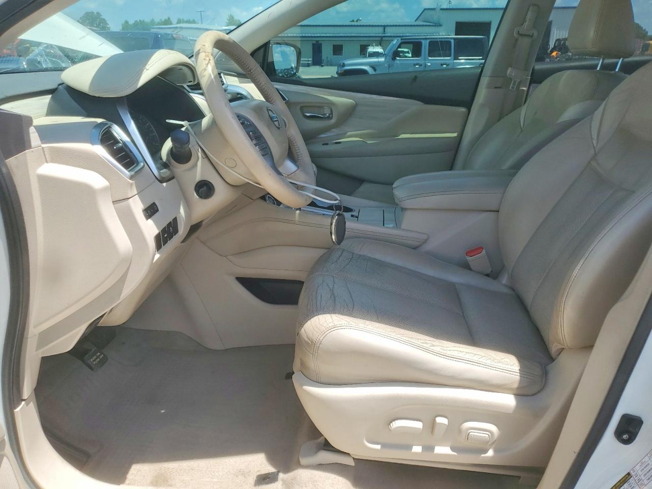 2015 Nissan Murano Platinum White vin: 5N1AZ2MHXFN226060