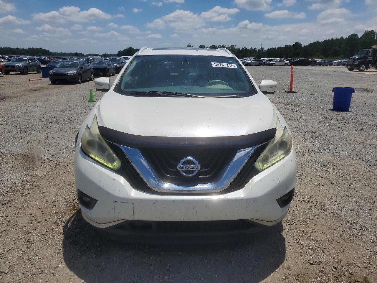 2015 Nissan Murano Platinum White vin: 5N1AZ2MHXFN226060