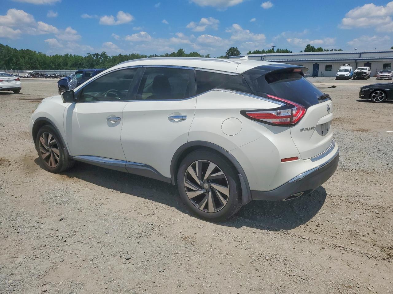 2015 Nissan Murano Platinum White vin: 5N1AZ2MHXFN226060