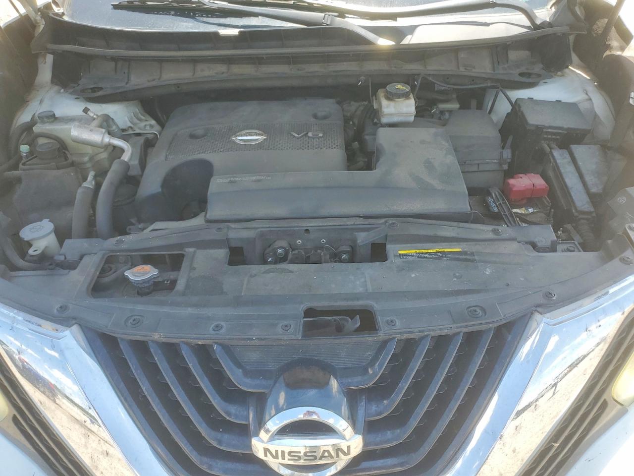 2015 Nissan Murano Platinum White vin: 5N1AZ2MHXFN226060