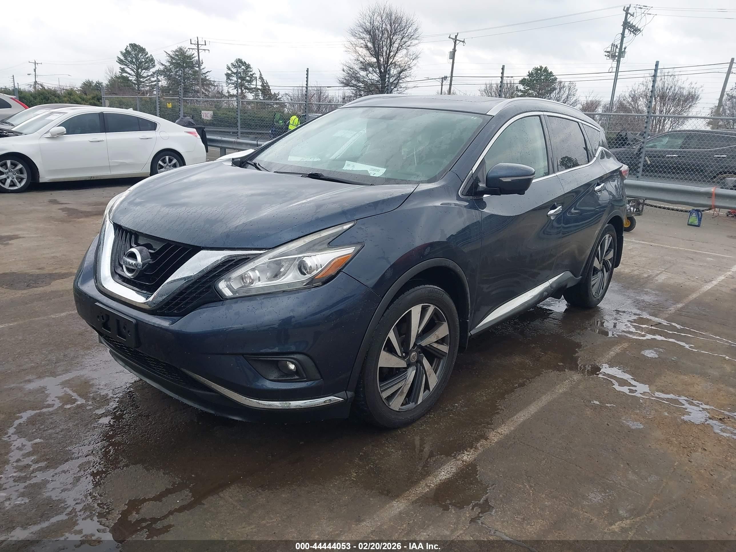 2015 Nissan Murano Platinum Navy vin: 5N1AZ2MHXFN226799