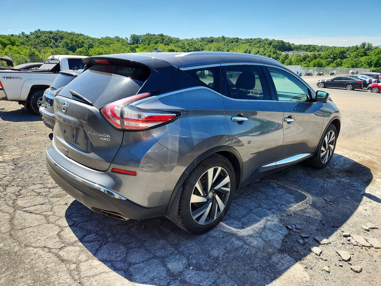 2015 Nissan Murano Platinum Gray vin: 5N1AZ2MHXFN227435
