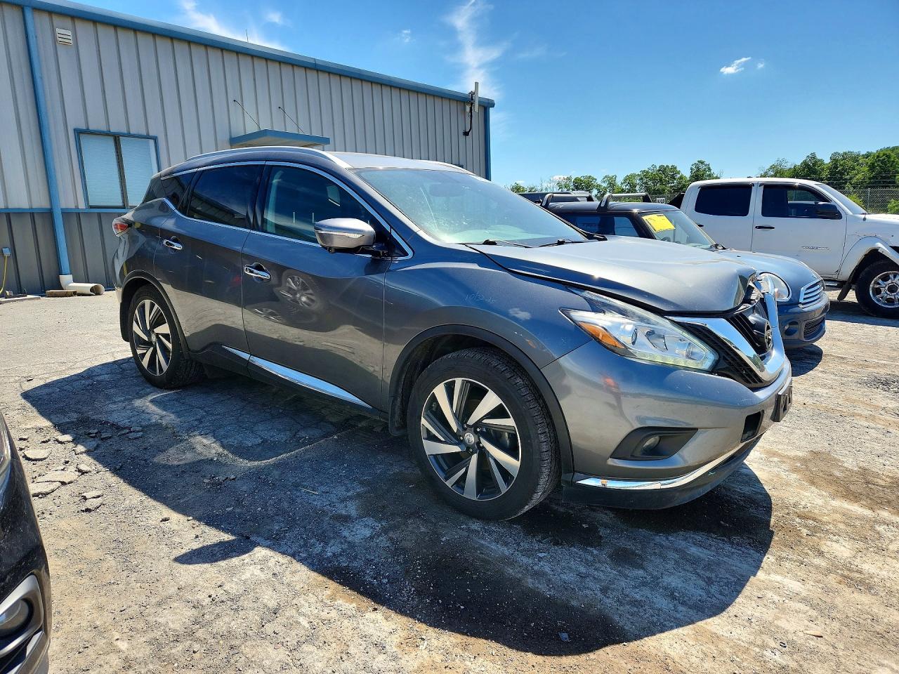 2015 Nissan Murano Platinum Gray vin: 5N1AZ2MHXFN227435
