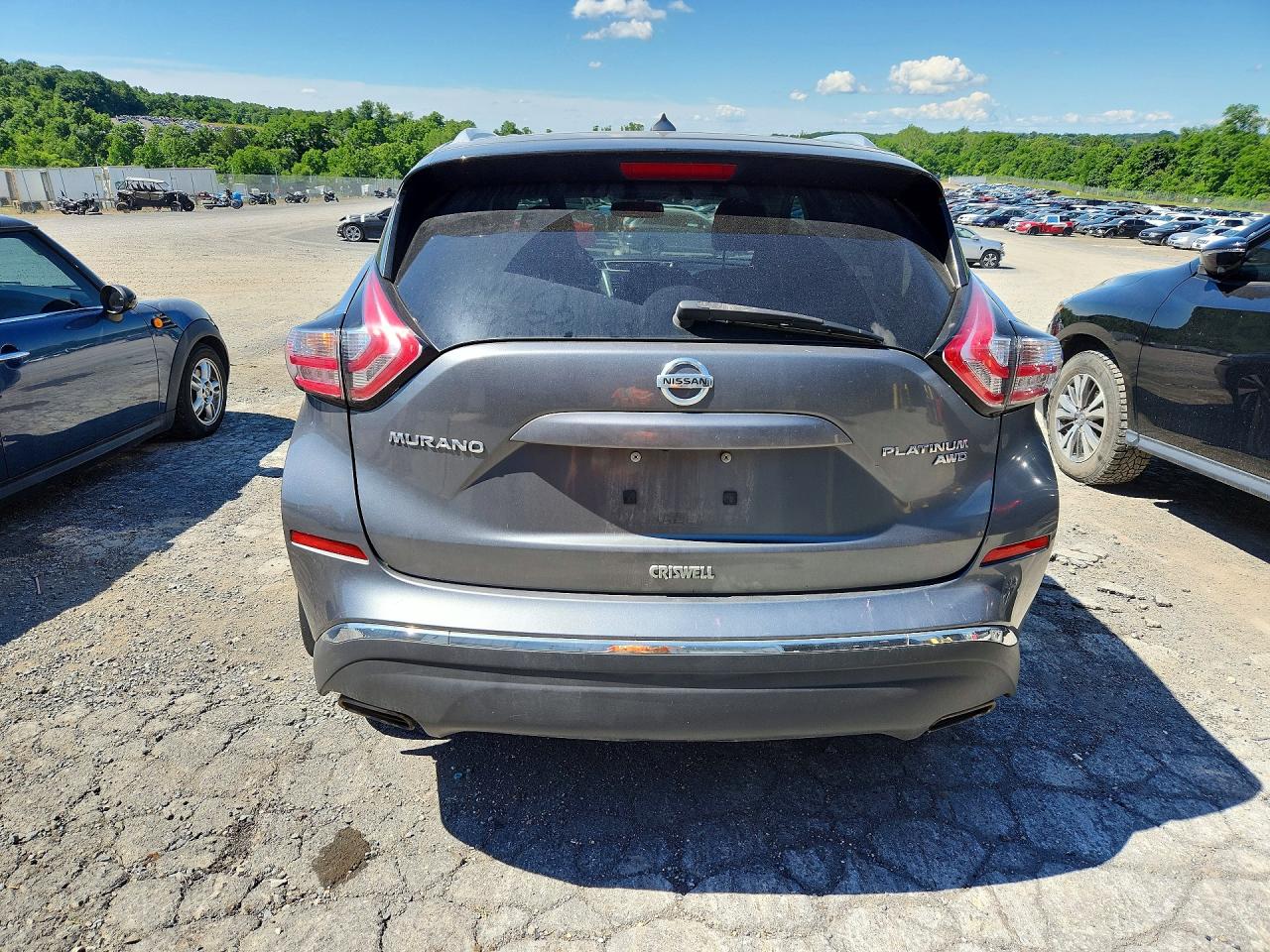 2015 Nissan Murano Platinum Gray vin: 5N1AZ2MHXFN227435