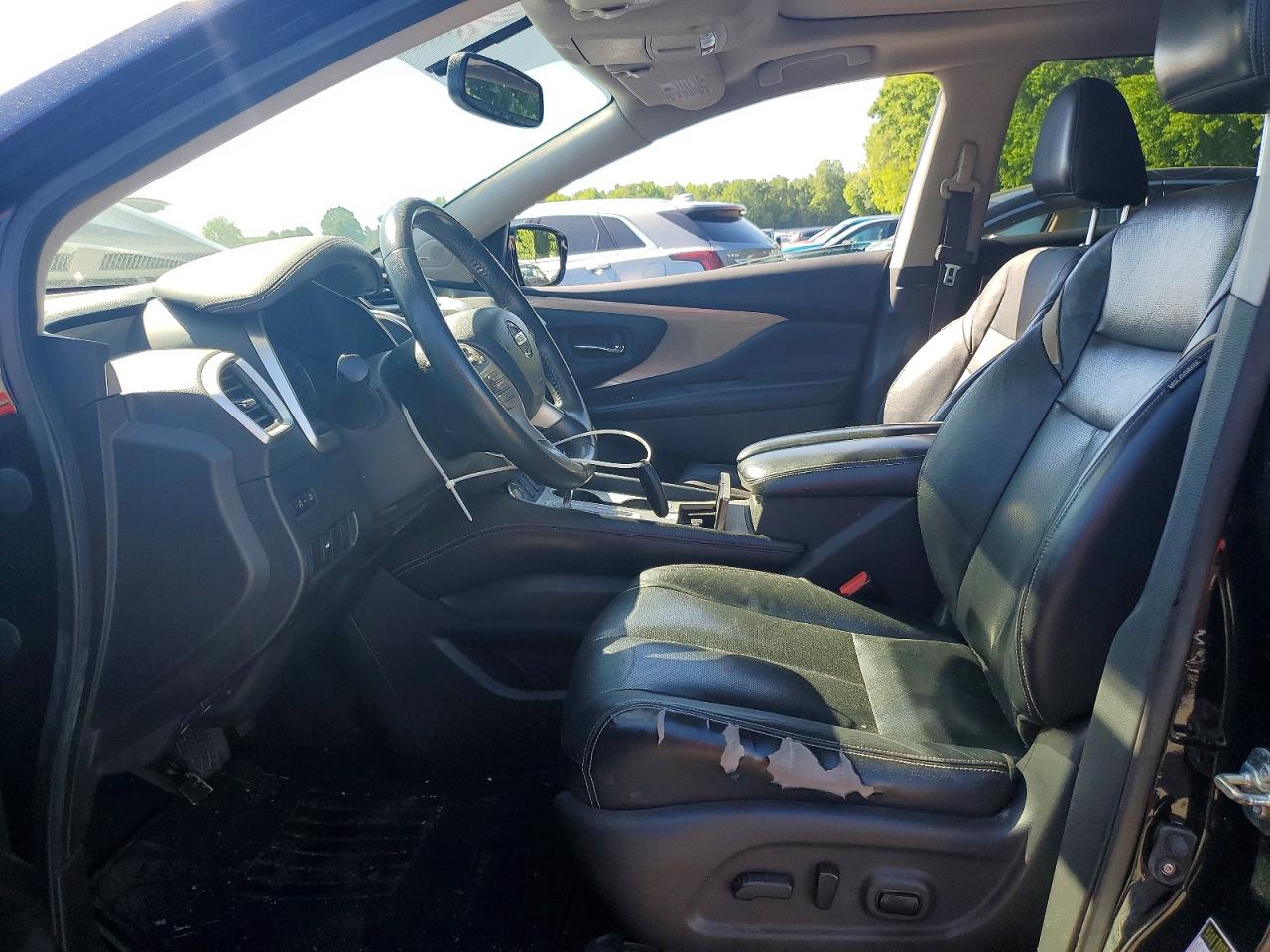 2015 Nissan Murano Sl Black vin: 5N1AZ2MHXFN227970