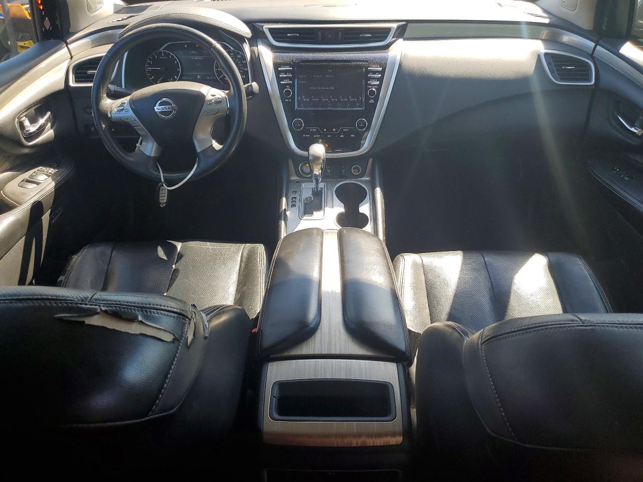 2015 Nissan Murano Sl Black vin: 5N1AZ2MHXFN227970
