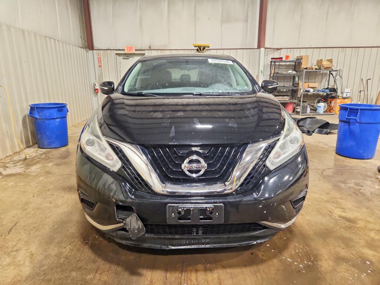 2015 Nissan Murano S Black vin: 5N1AZ2MHXFN232019