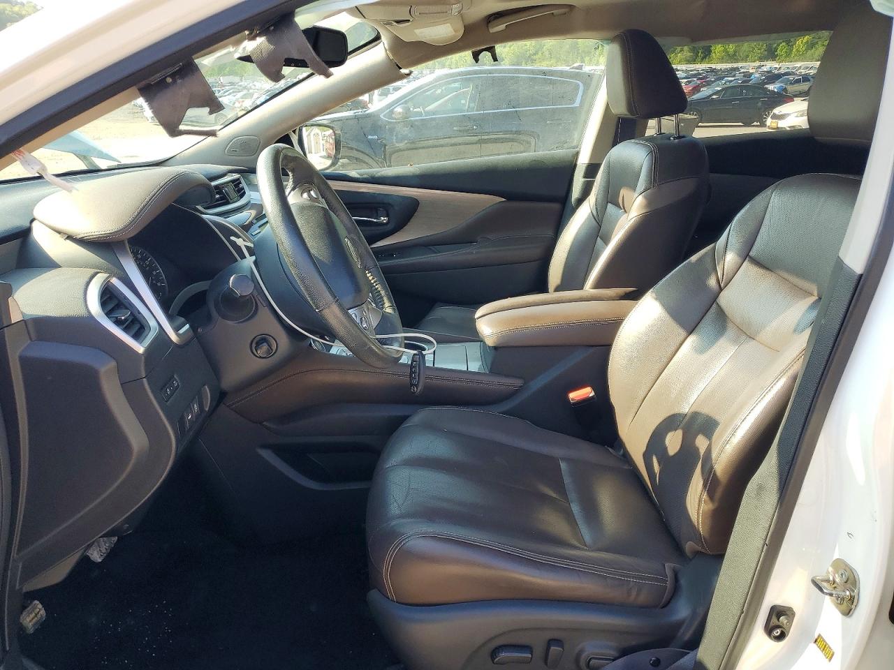 2015 Nissan Murano Platinum White vin: 5N1AZ2MHXFN235342