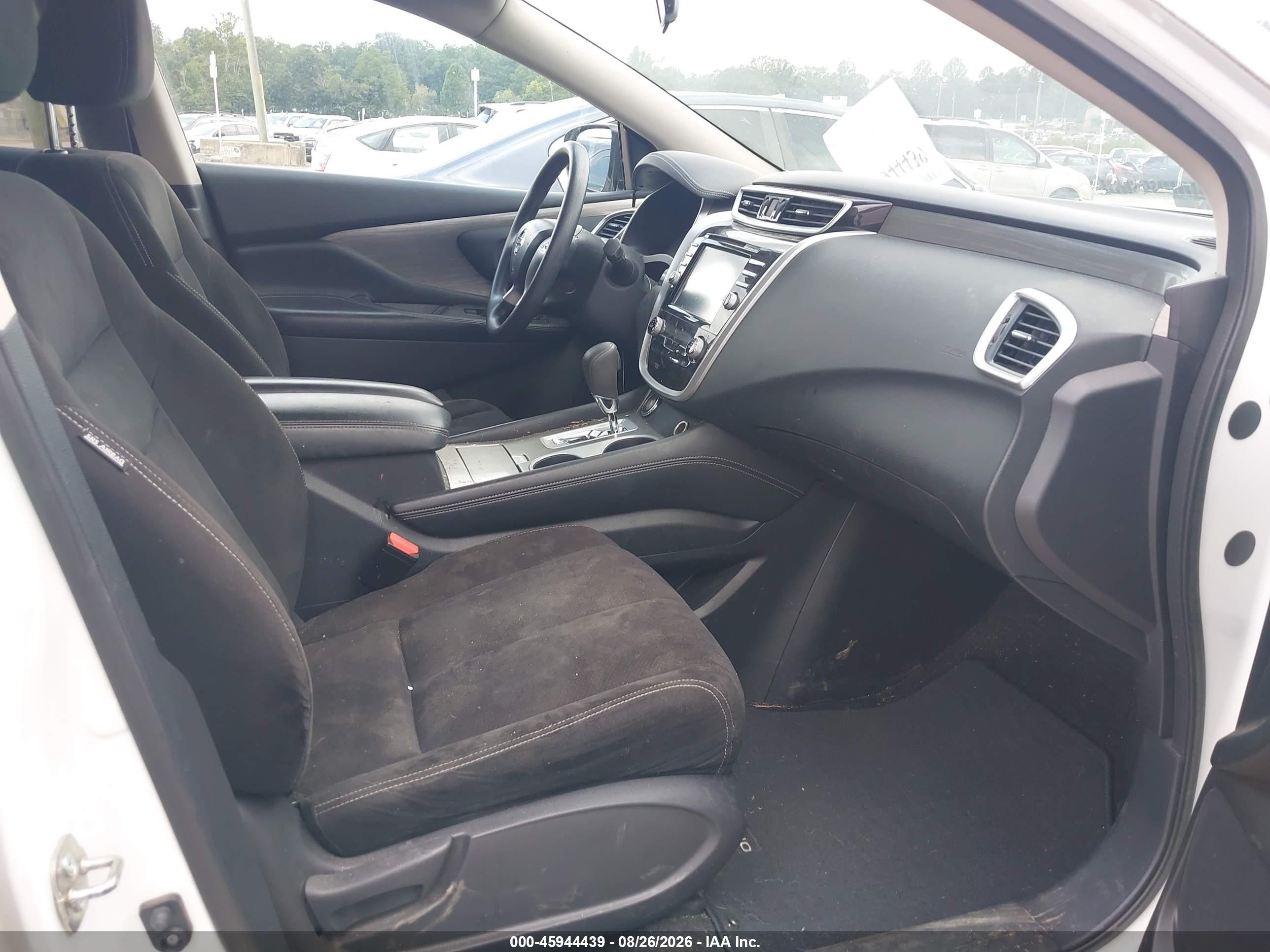 2015 Nissan Murano S White vin: 5N1AZ2MHXFN258832