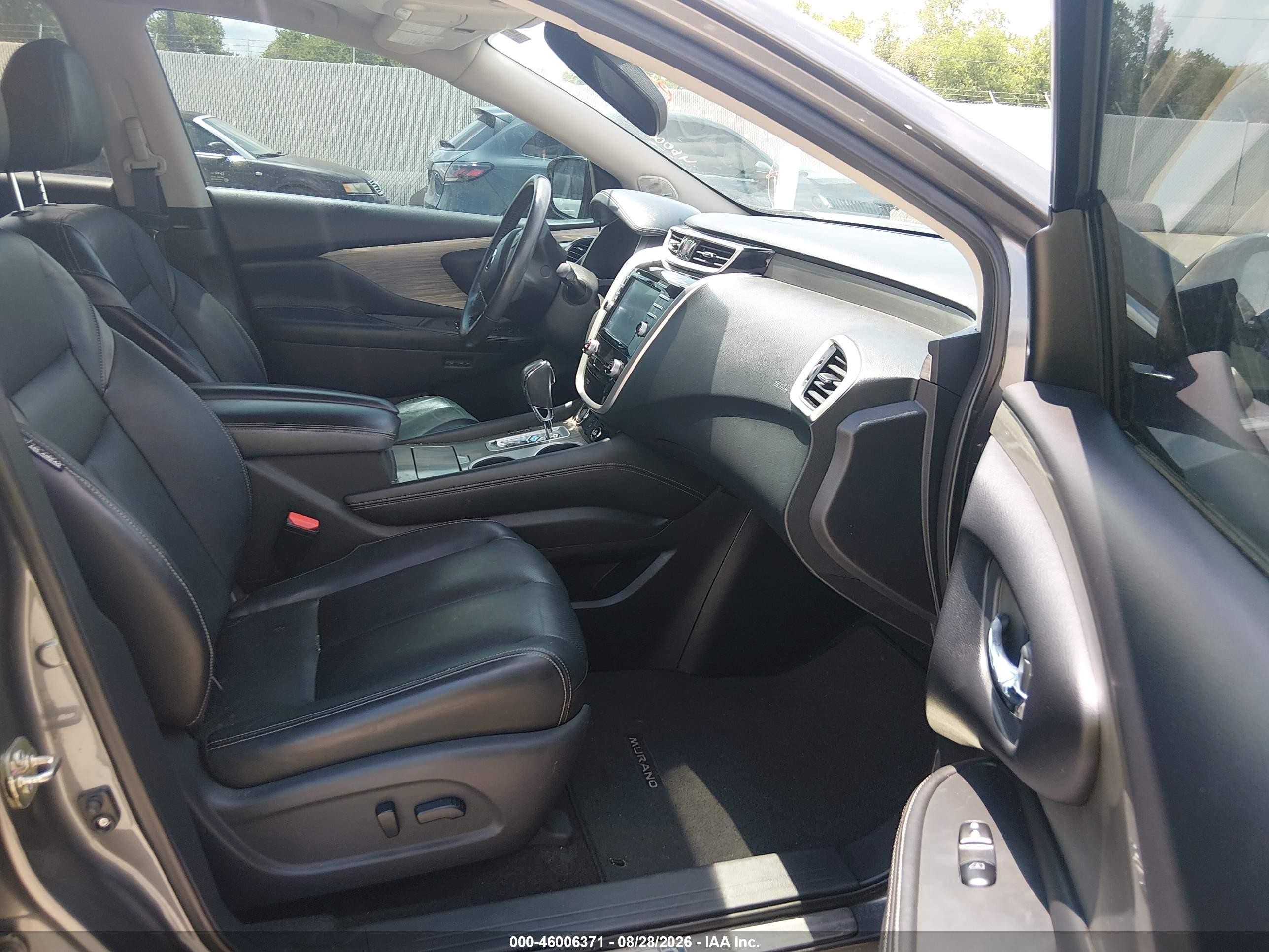 2015 Nissan Murano Sl Серый vin: 5N1AZ2MHXFN262461