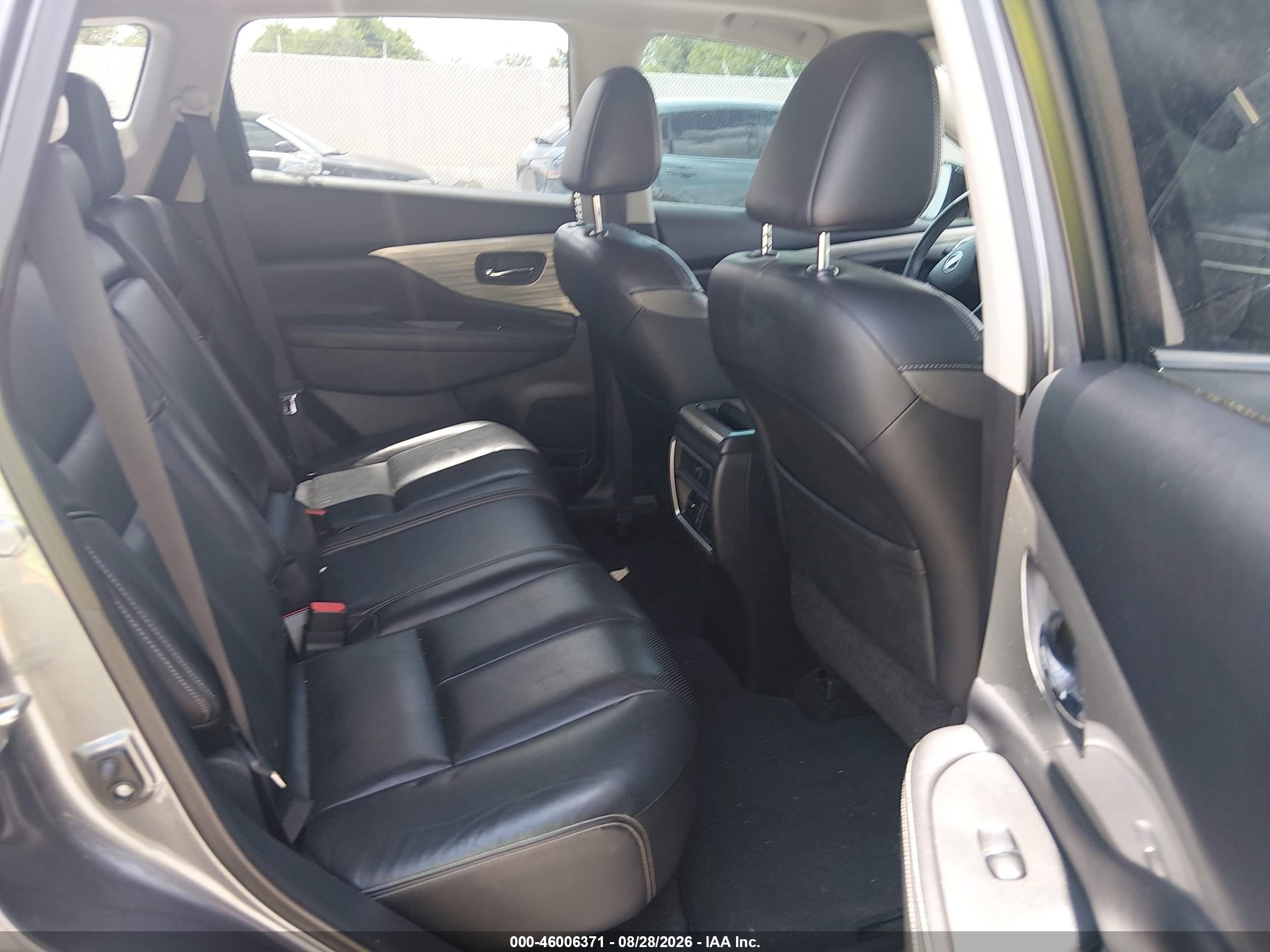 2015 Nissan Murano Sl Серый vin: 5N1AZ2MHXFN262461