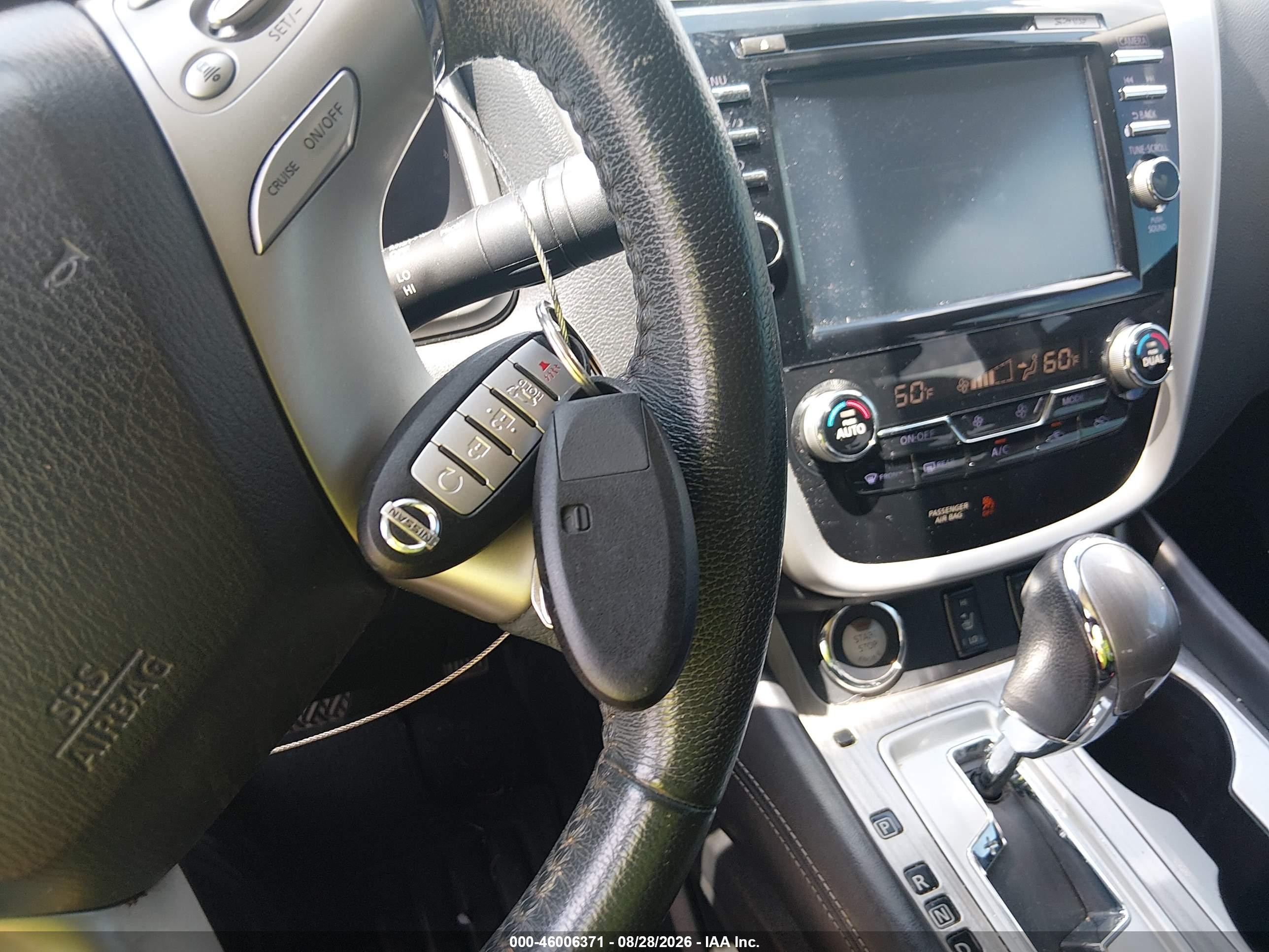 2015 Nissan Murano Sl Серый vin: 5N1AZ2MHXFN262461