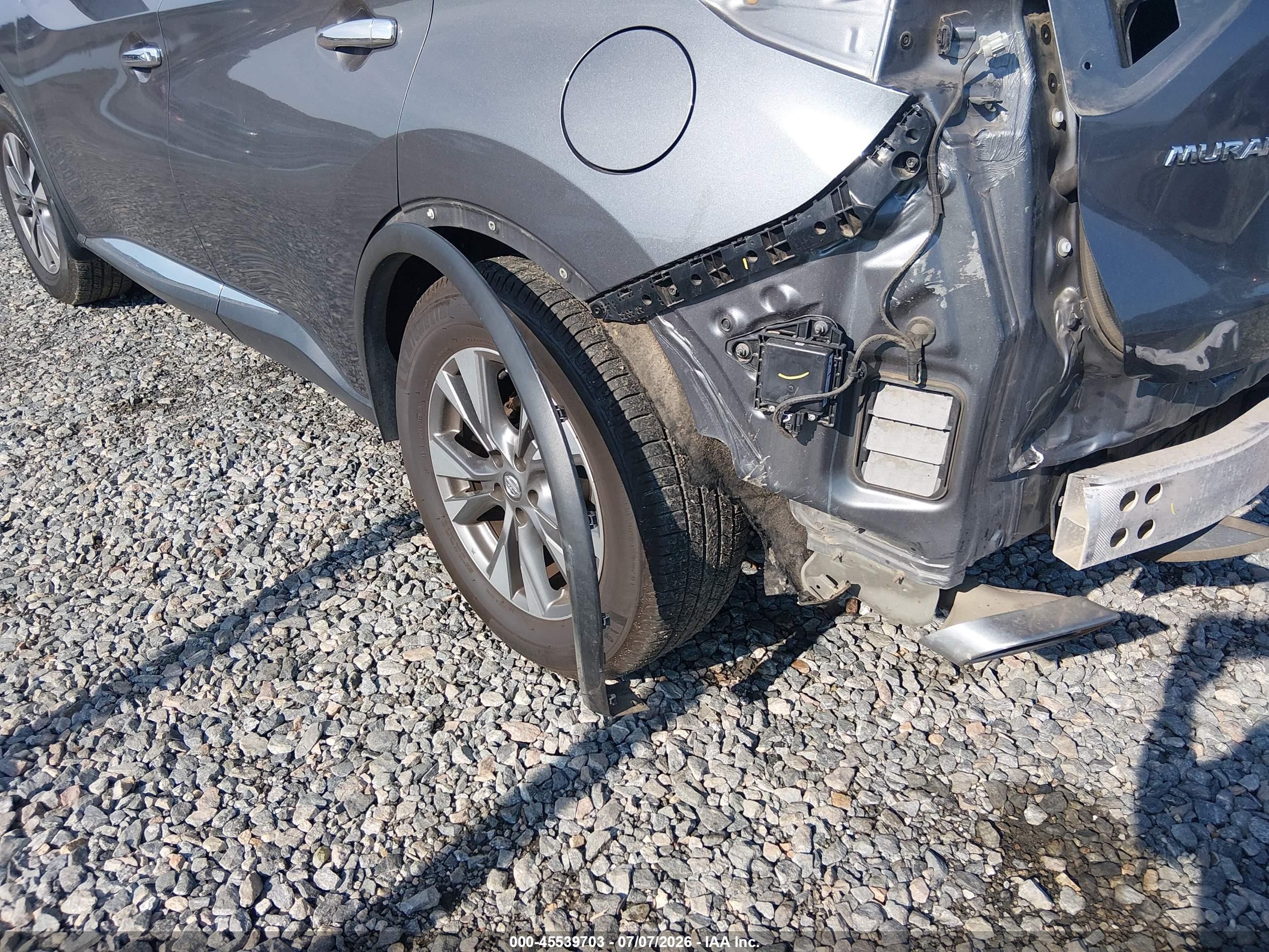 2015 Nissan Murano Sl Серый vin: 5N1AZ2MHXFN263111