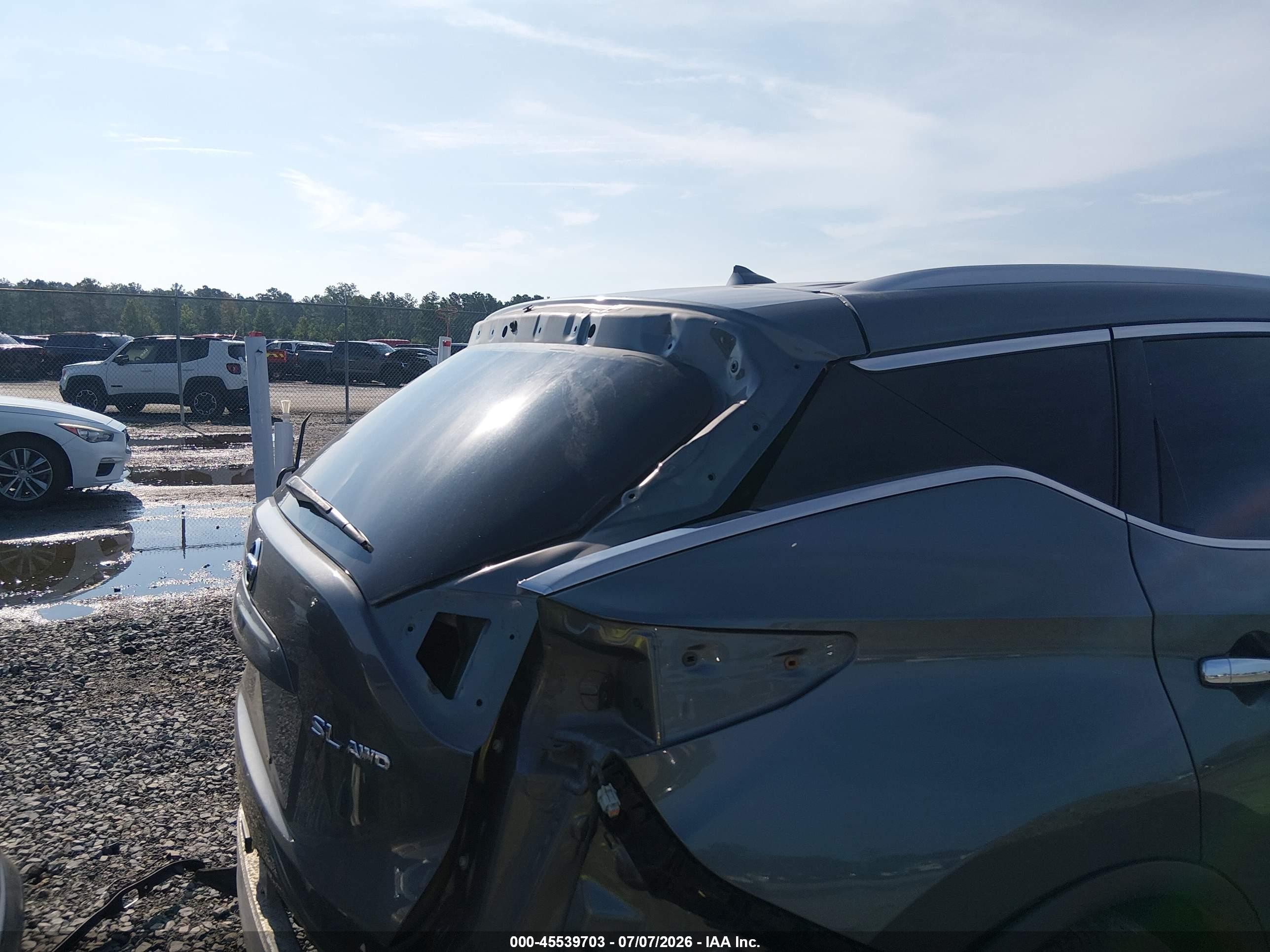 2015 Nissan Murano Sl Серый vin: 5N1AZ2MHXFN263111