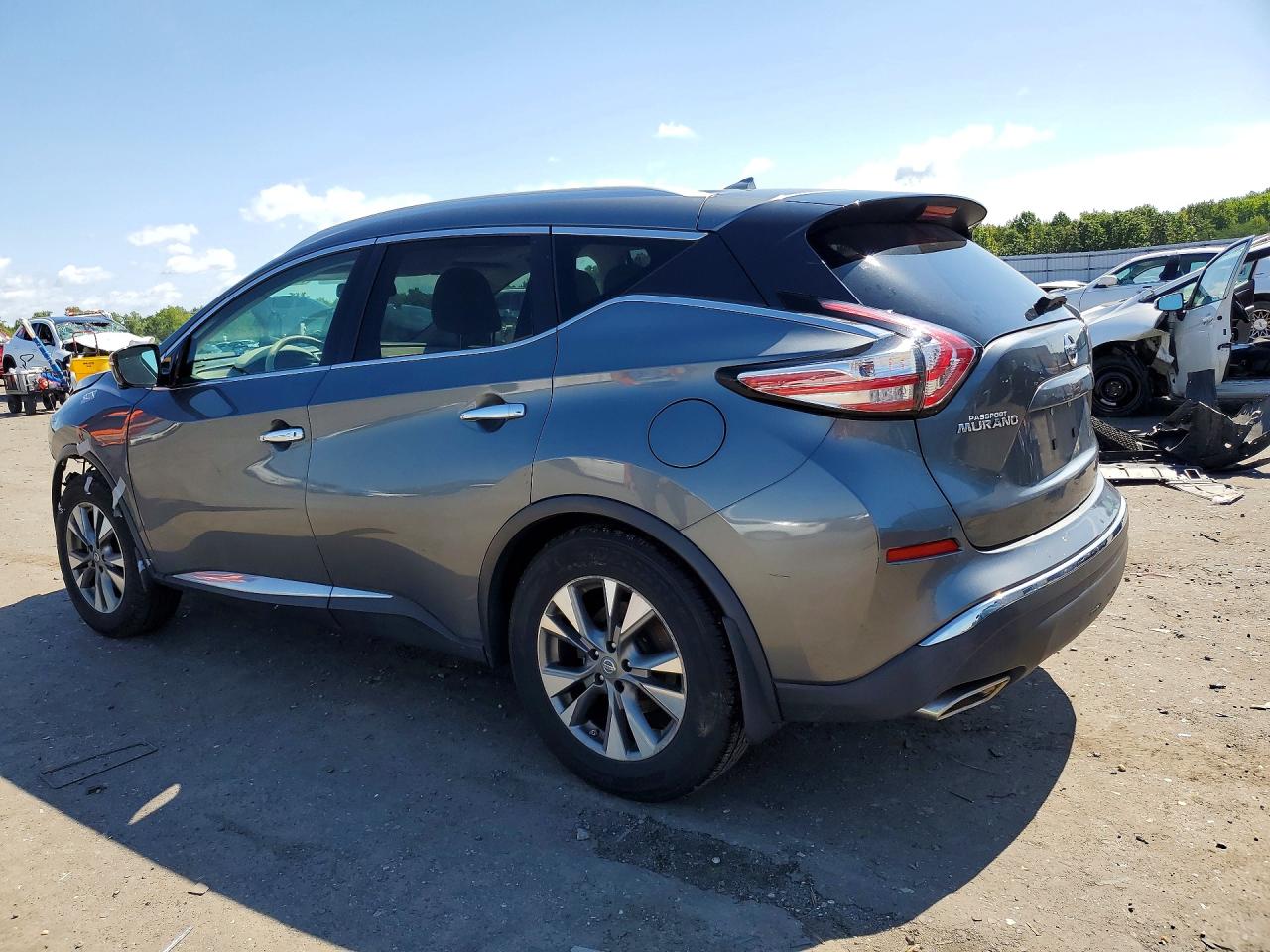 2015 Nissan Murano Sl Gray vin: 5N1AZ2MHXFN267031