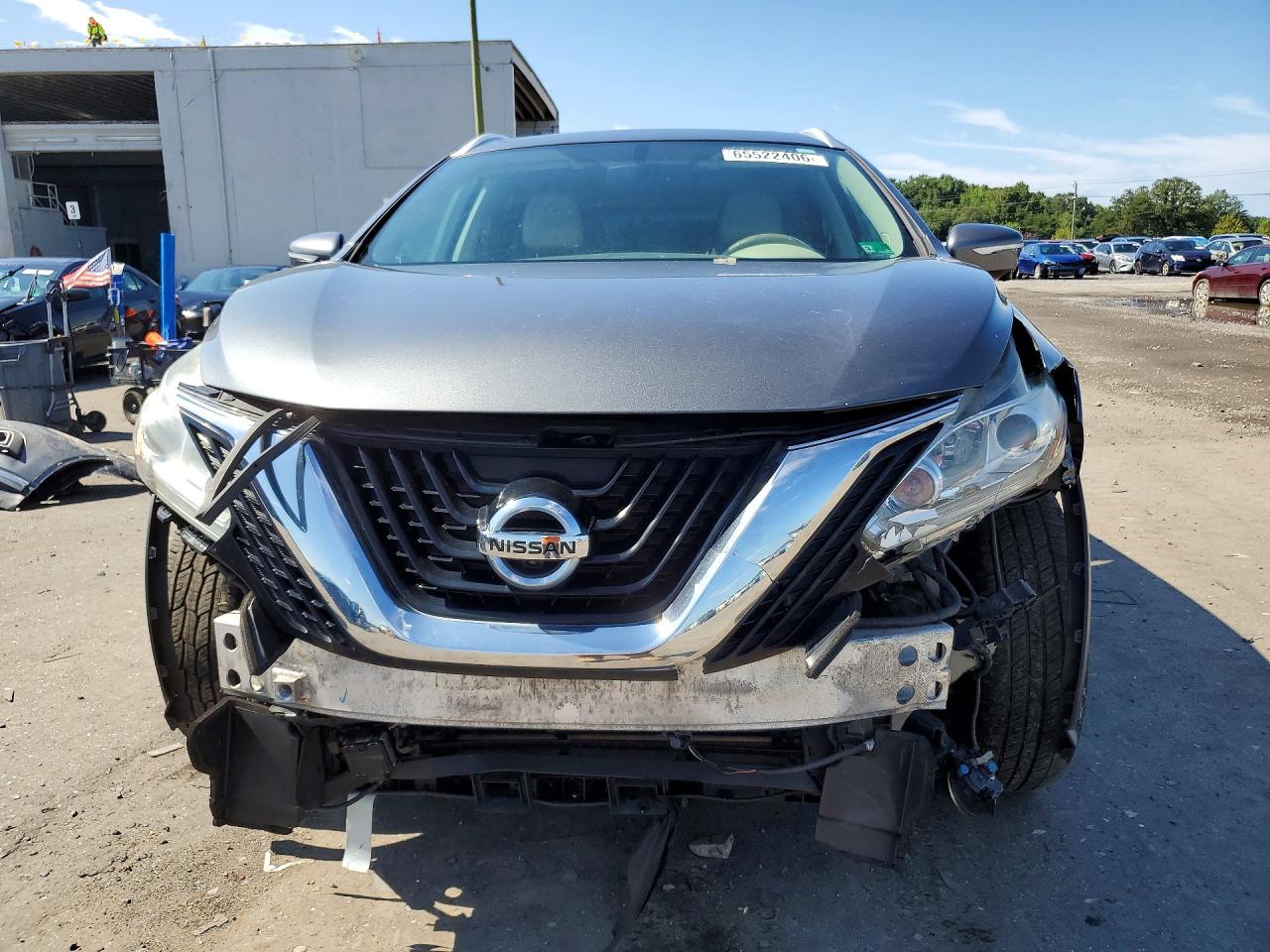 2015 Nissan Murano Sl Gray vin: 5N1AZ2MHXFN267031