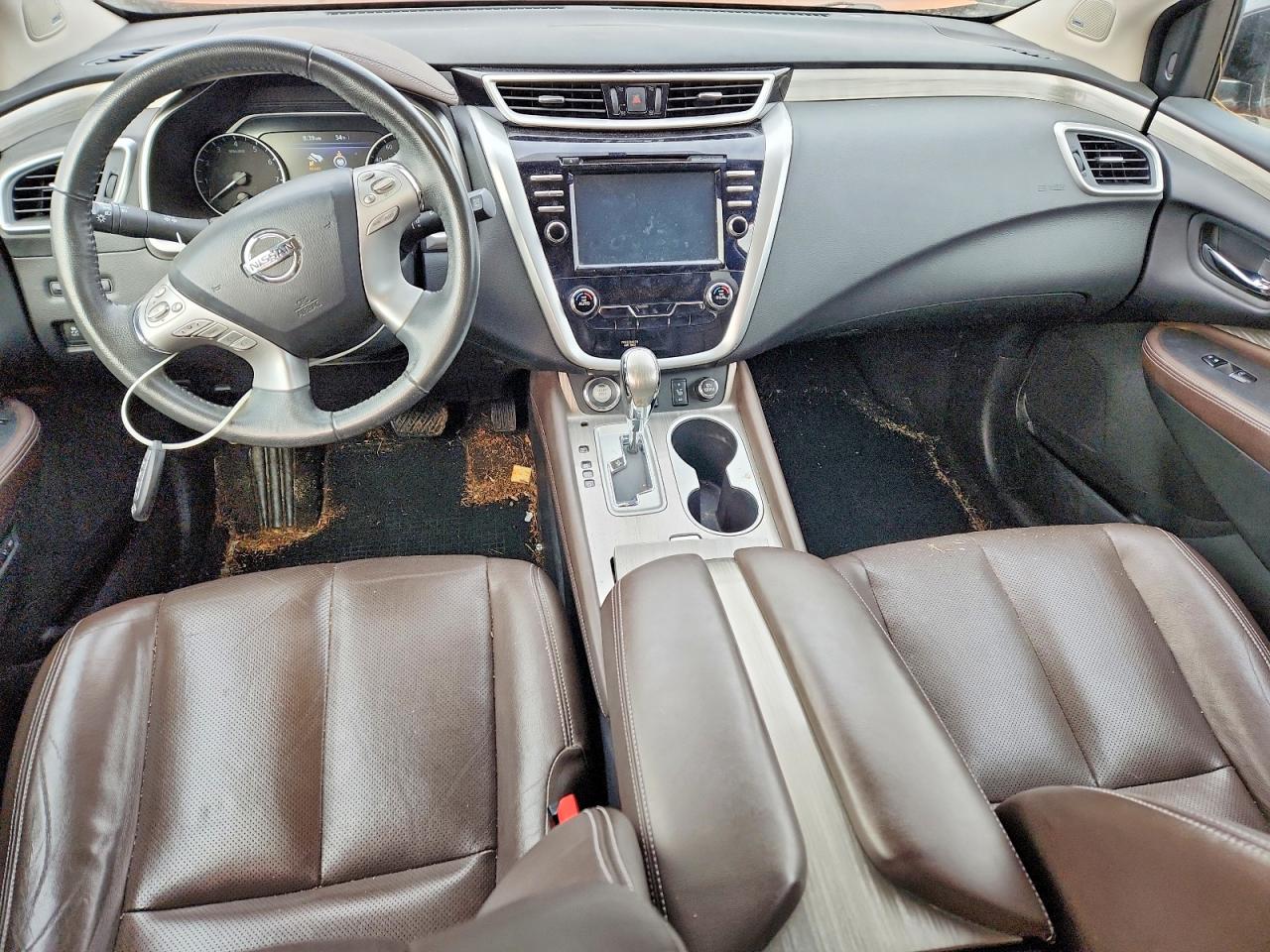 2015 Nissan Murano S Orange vin: 5N1AZ2MHXFN272584