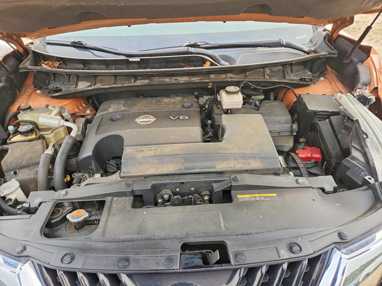 2015 Nissan Murano S Orange vin: 5N1AZ2MHXFN272584