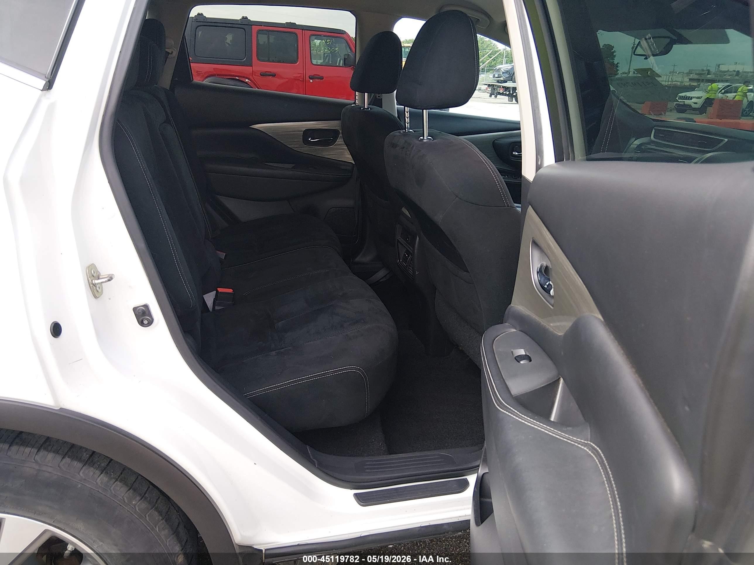 2017 Nissan Murano S White vin: 5N1AZ2MHXHN145997