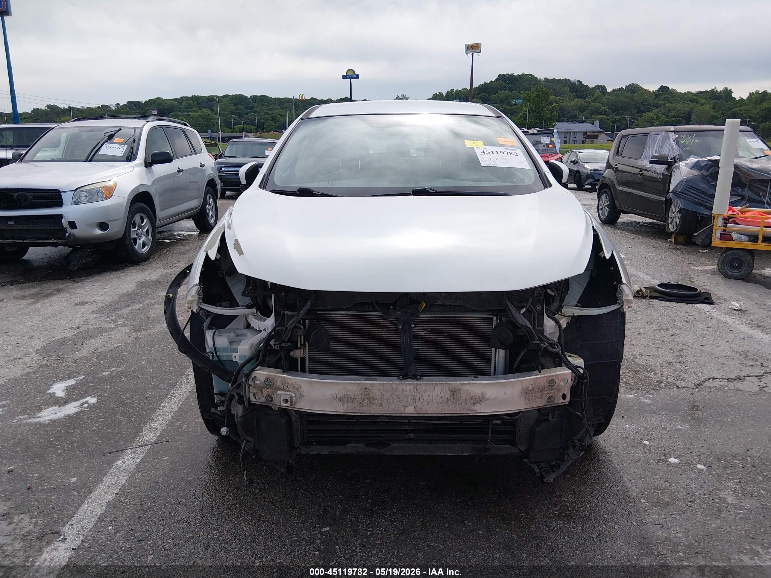 2017 Nissan Murano S White vin: 5N1AZ2MHXHN145997