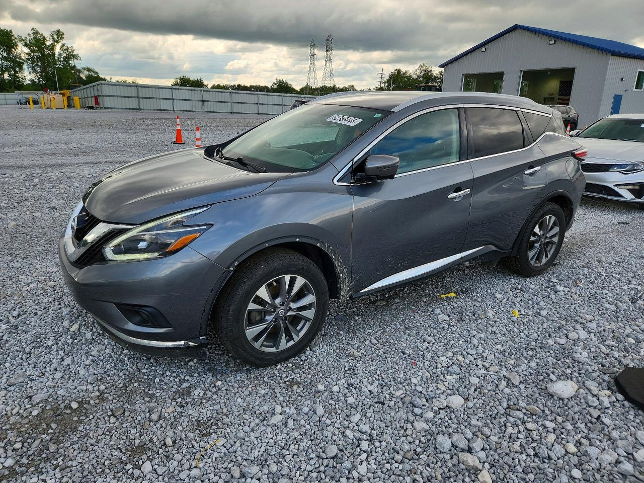 2018 Nissan Murano Sl Gray vin: 5N1AZ2MHXJN110074