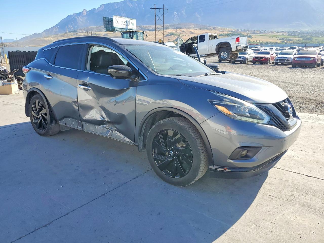 2018 Nissan Murano Sl Gray vin: 5N1AZ2MHXJN129739