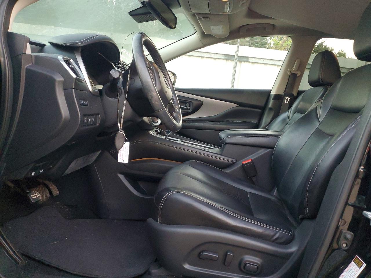 2019 Nissan Murano Sl Черный vin: 5N1AZ2MJ0KN152015