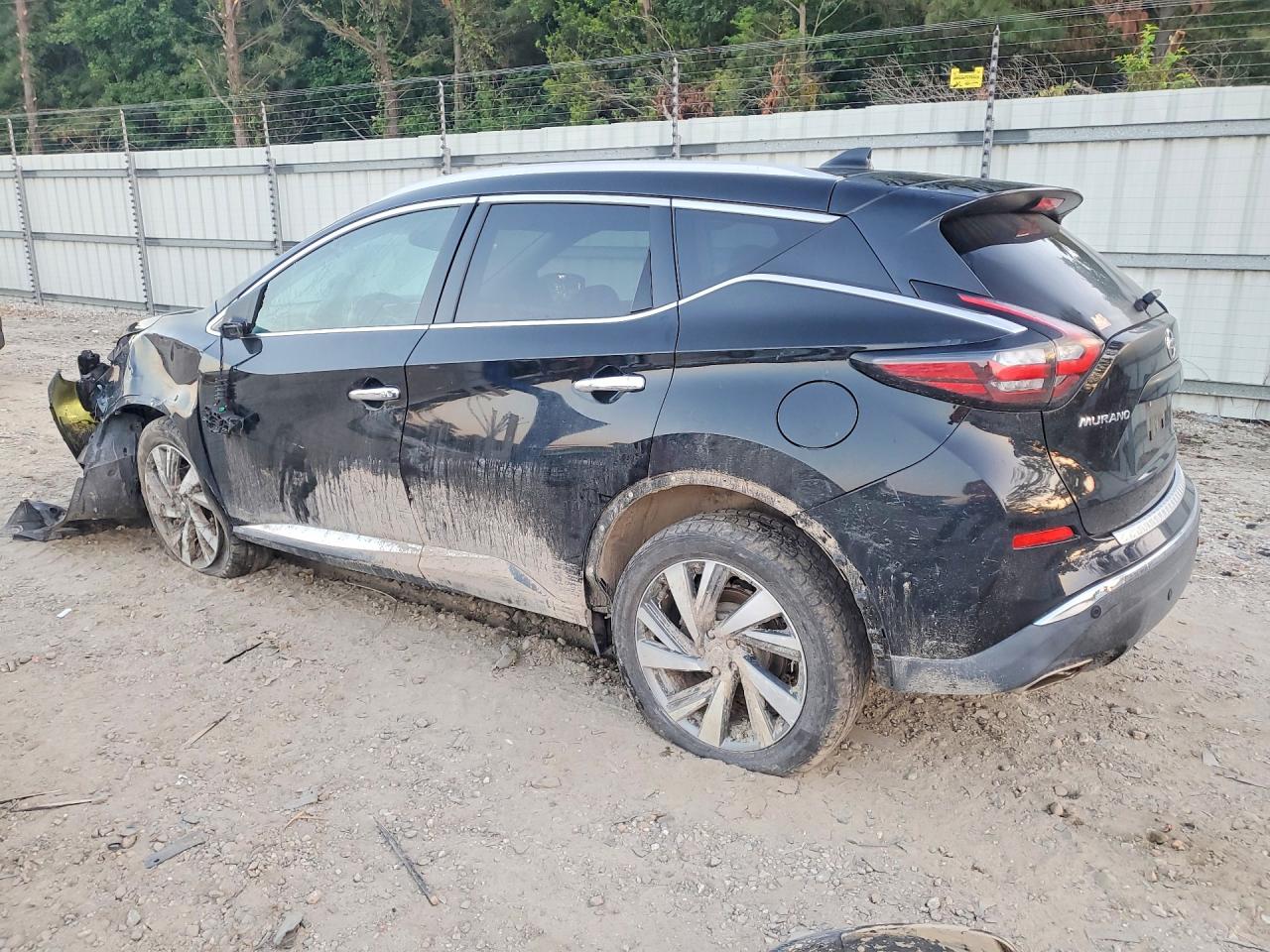 2019 Nissan Murano Sl Черный vin: 5N1AZ2MJ0KN152015