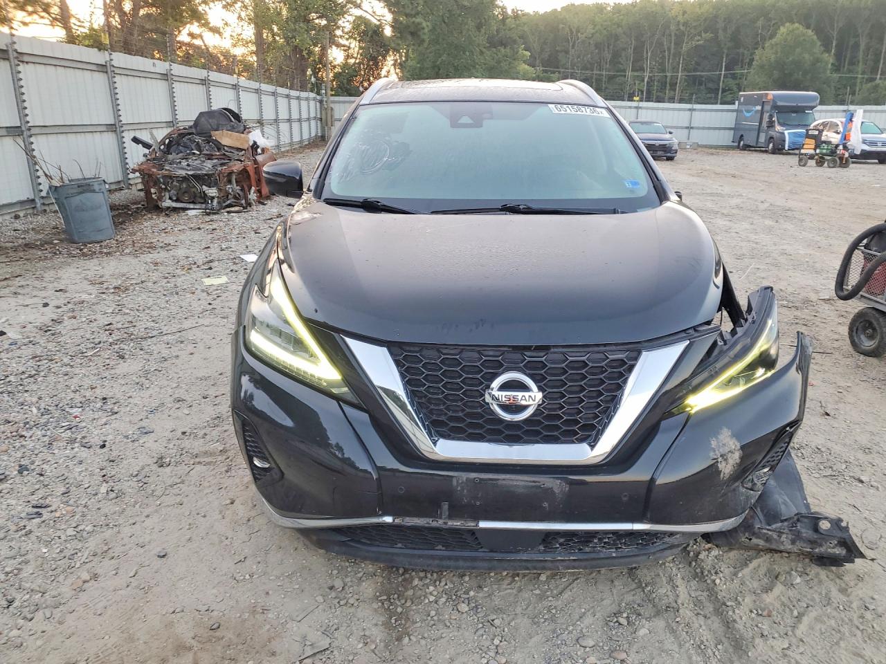 2019 Nissan Murano Sl Черный vin: 5N1AZ2MJ0KN152015