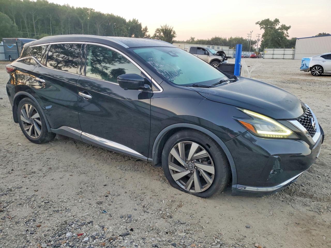 2019 Nissan Murano Sl Черный vin: 5N1AZ2MJ0KN152015