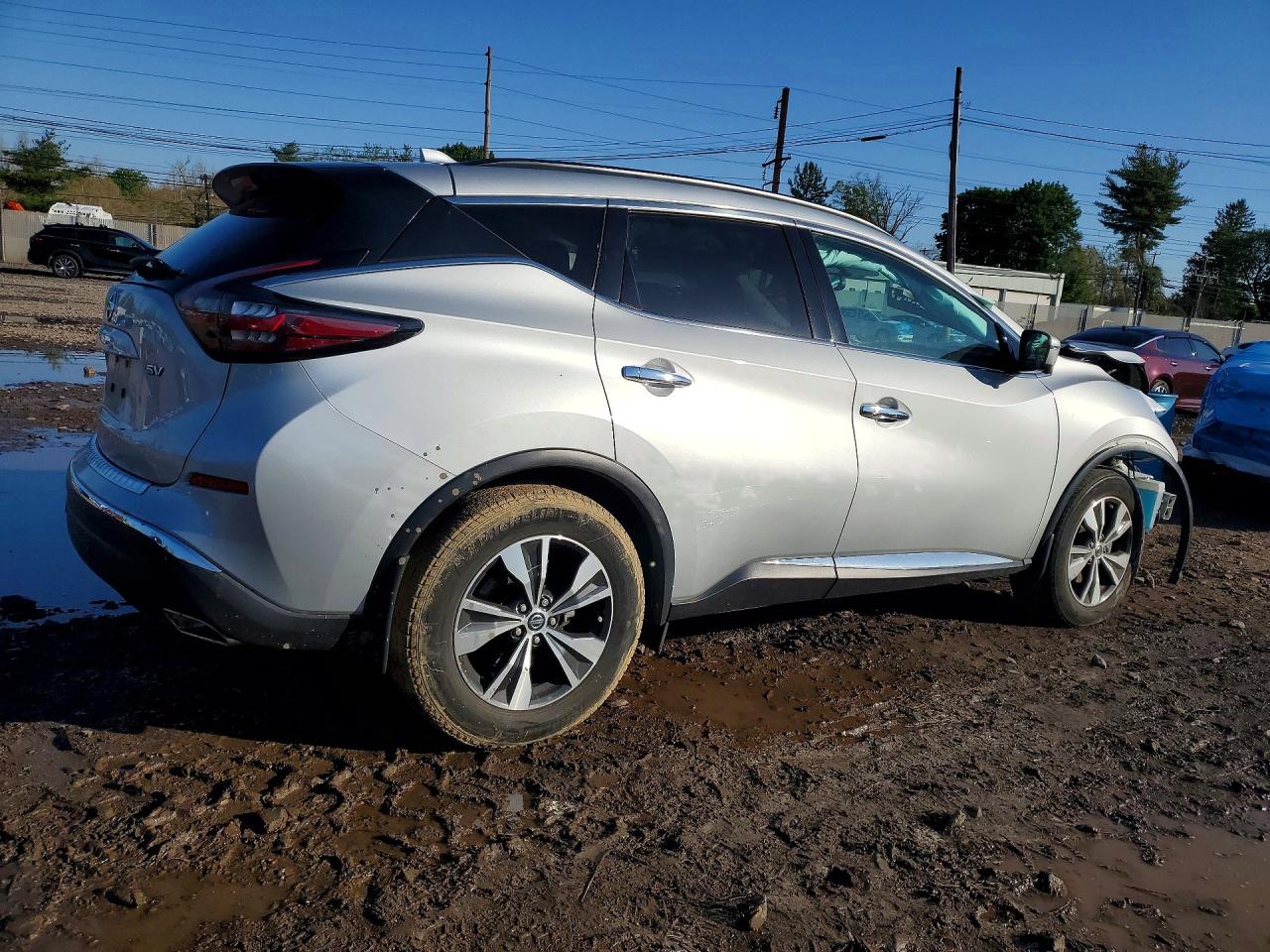 2019 Nissan Murano Sv Серебряный vin: 5N1AZ2MJ0KN162415