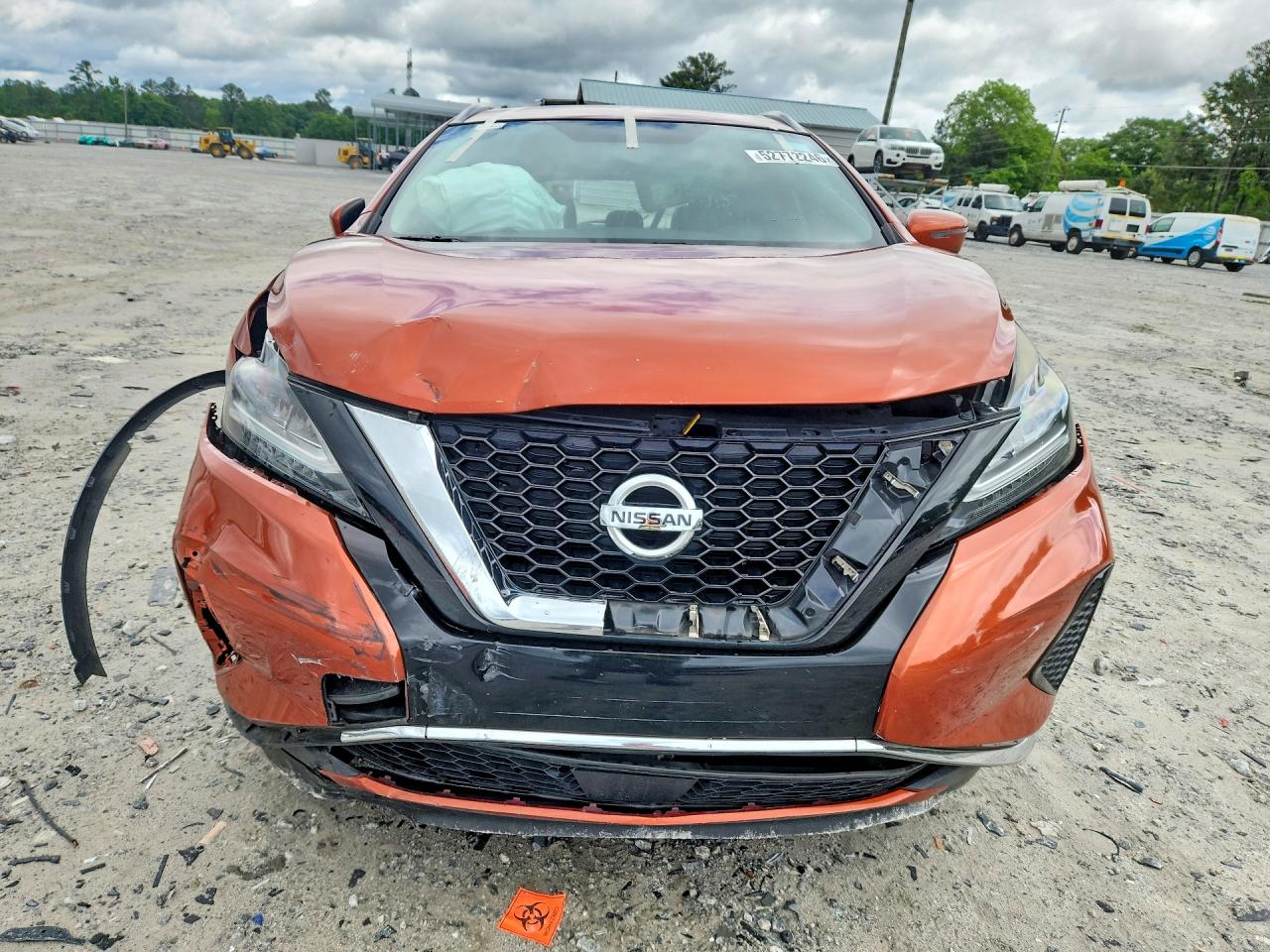 2019 Nissan Murano Sv Оранжевый vin: 5N1AZ2MJ1KN103194