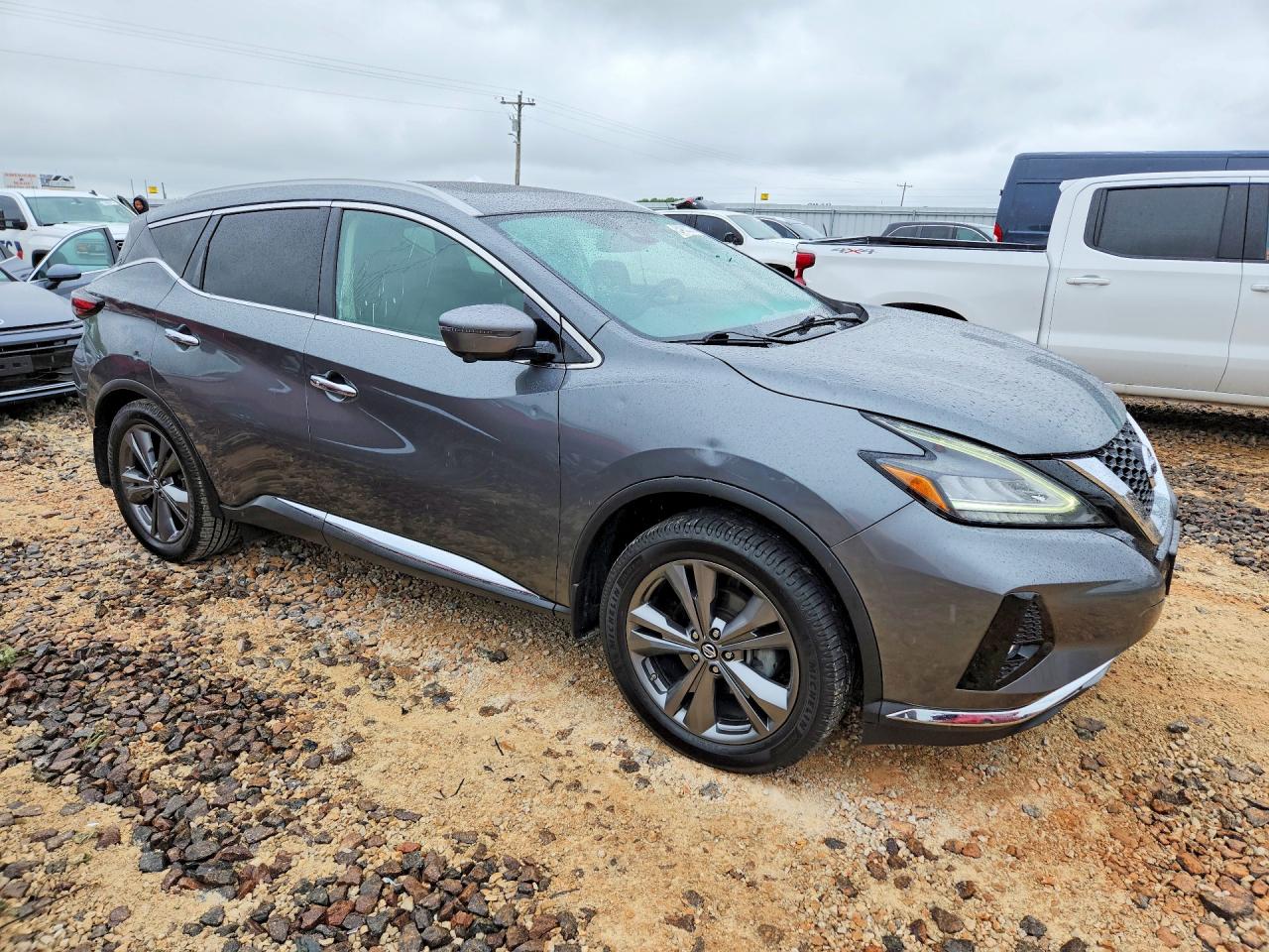 2019 Nissan Murano Серый vin: 5N1AZ2MJ4KN131247