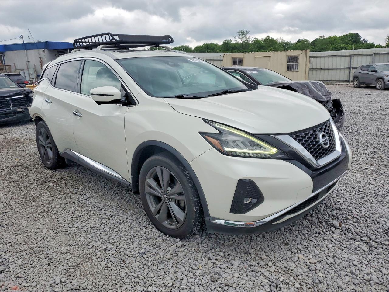 2019 Nissan Murano Platinum Белый vin: 5N1AZ2MJ6KN130505