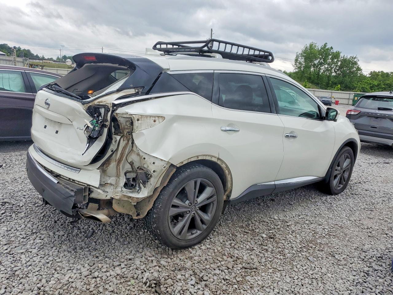 2019 Nissan Murano Platinum Белый vin: 5N1AZ2MJ6KN130505