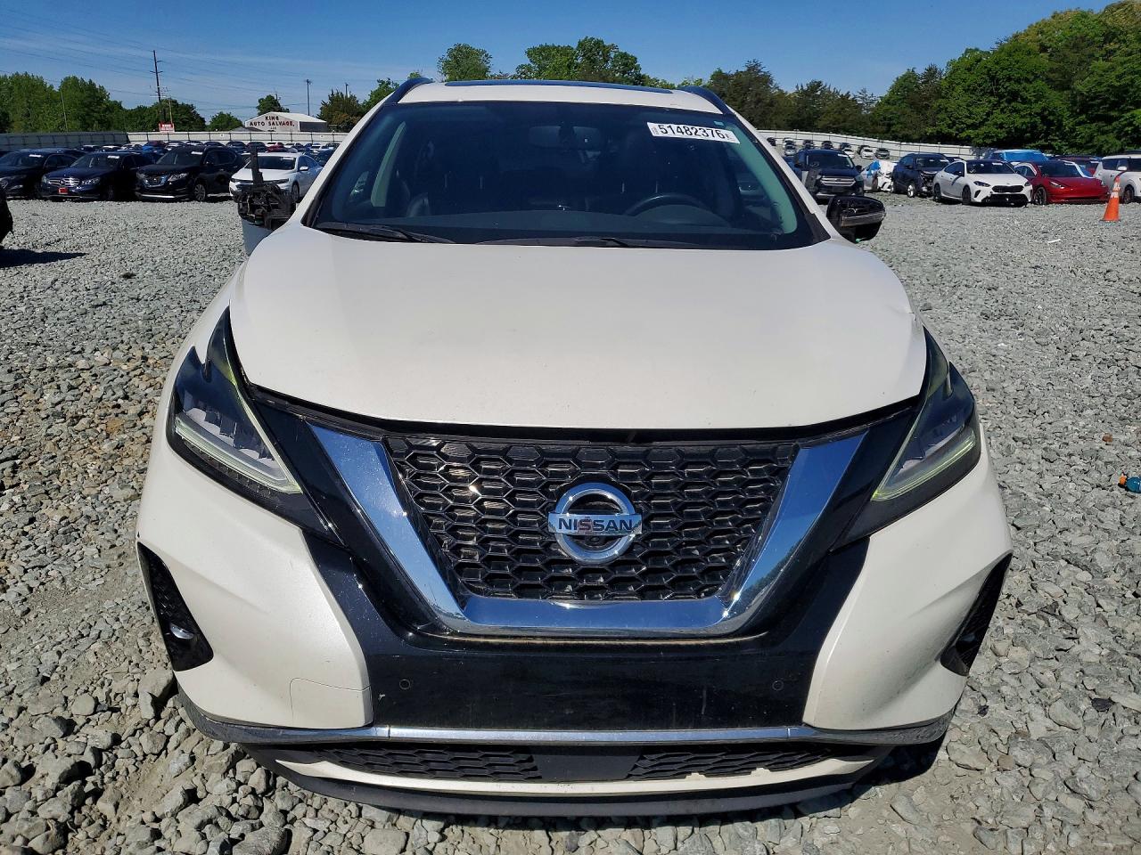 2019 Nissan Murrano White vin: 5N1AZ2MJ9KN133267