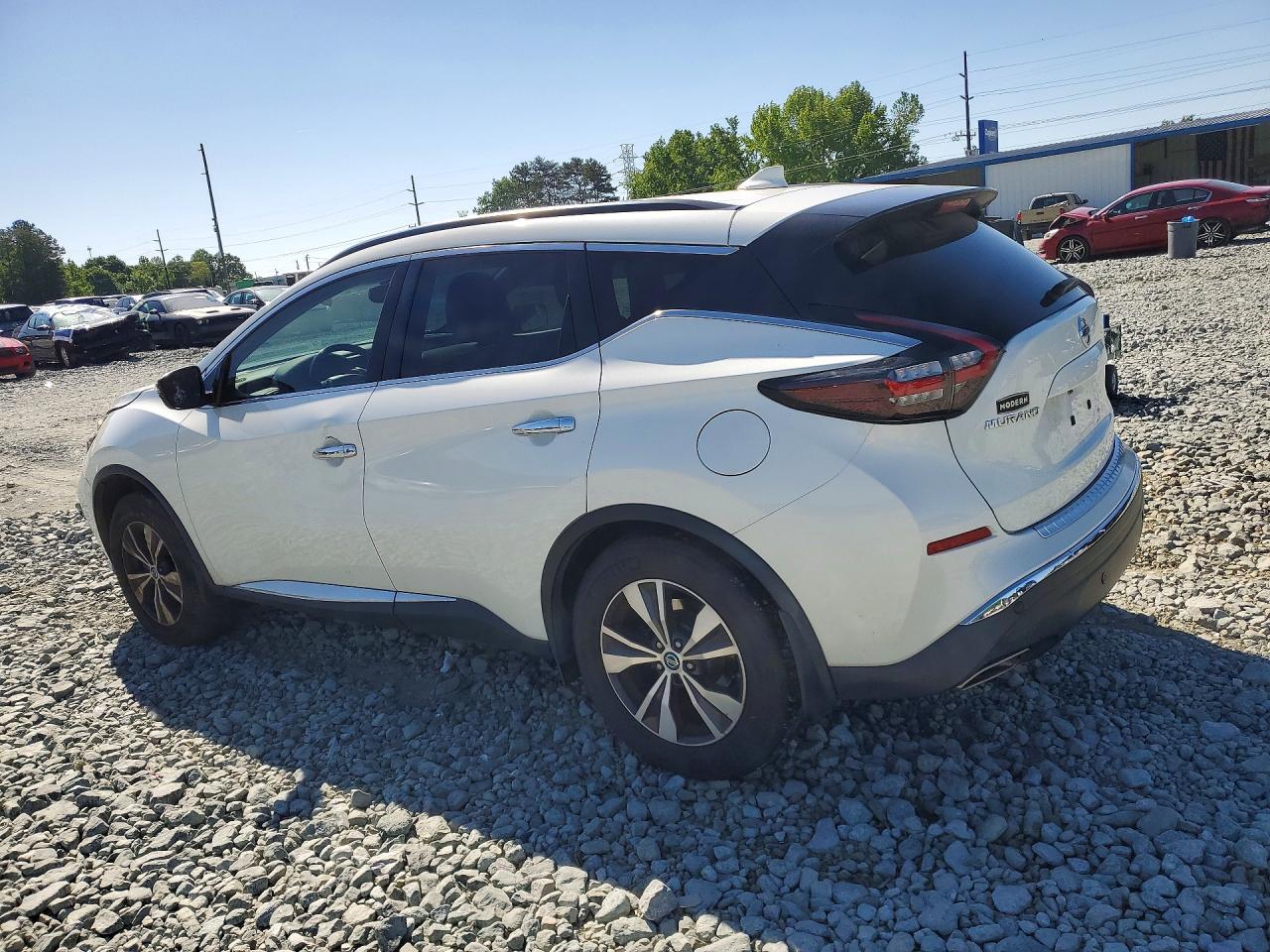 2019 Nissan Murrano White vin: 5N1AZ2MJ9KN133267