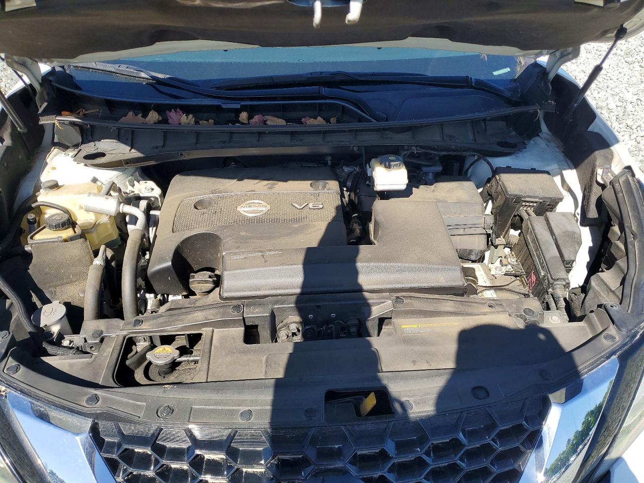 2019 Nissan Murrano White vin: 5N1AZ2MJ9KN133267