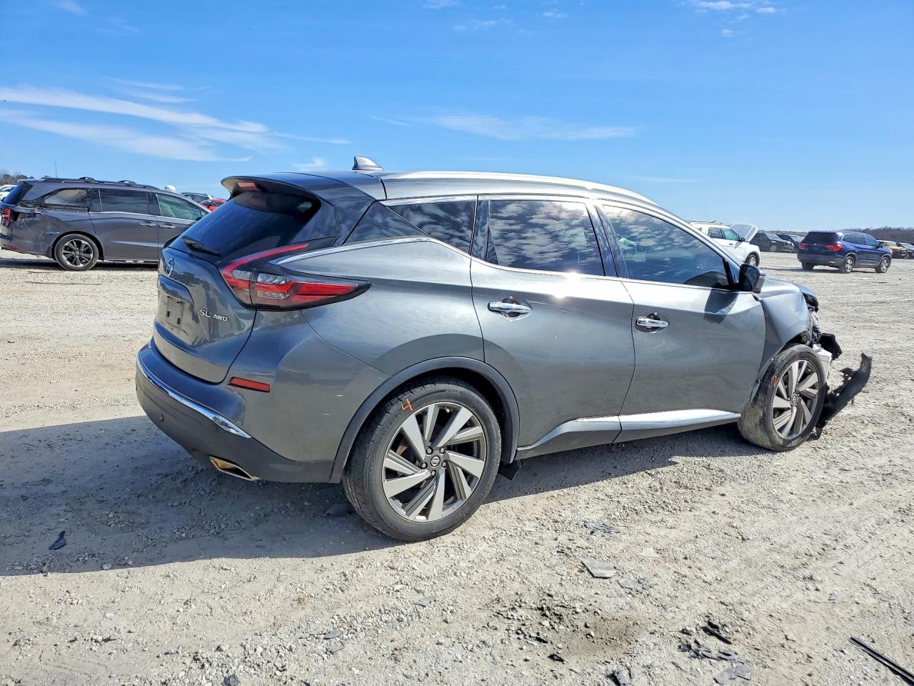 2019 Nissan Murano S Gray vin: 5N1AZ2MS0KN137412