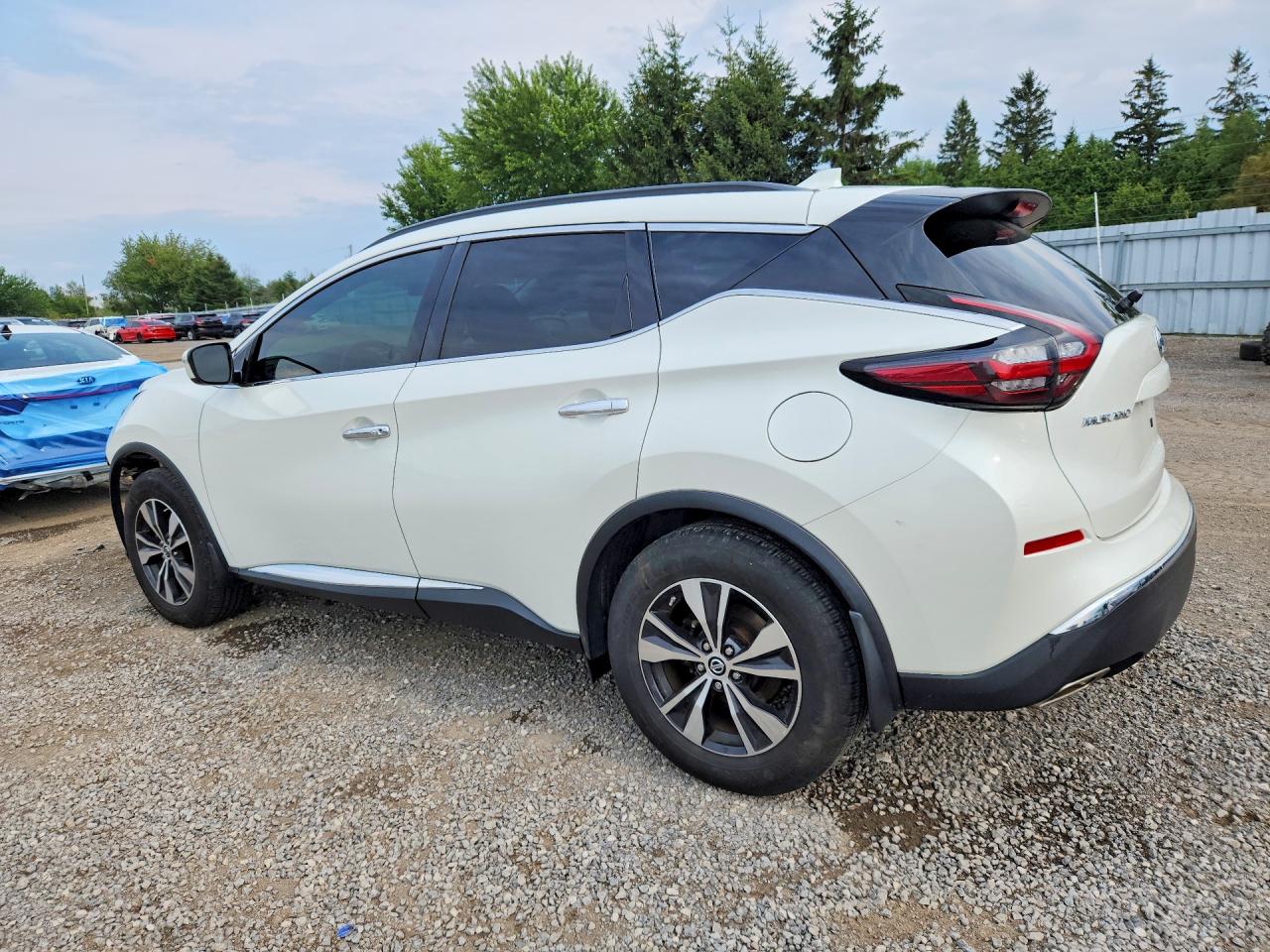 2019 Nissan Murano S White vin: 5N1AZ2MS1KN123809