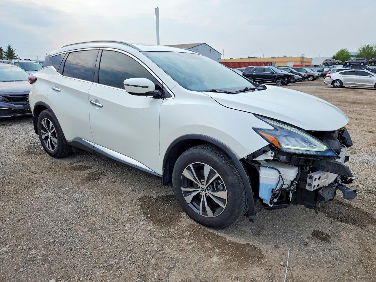 2019 Nissan Murano S White vin: 5N1AZ2MS1KN123809