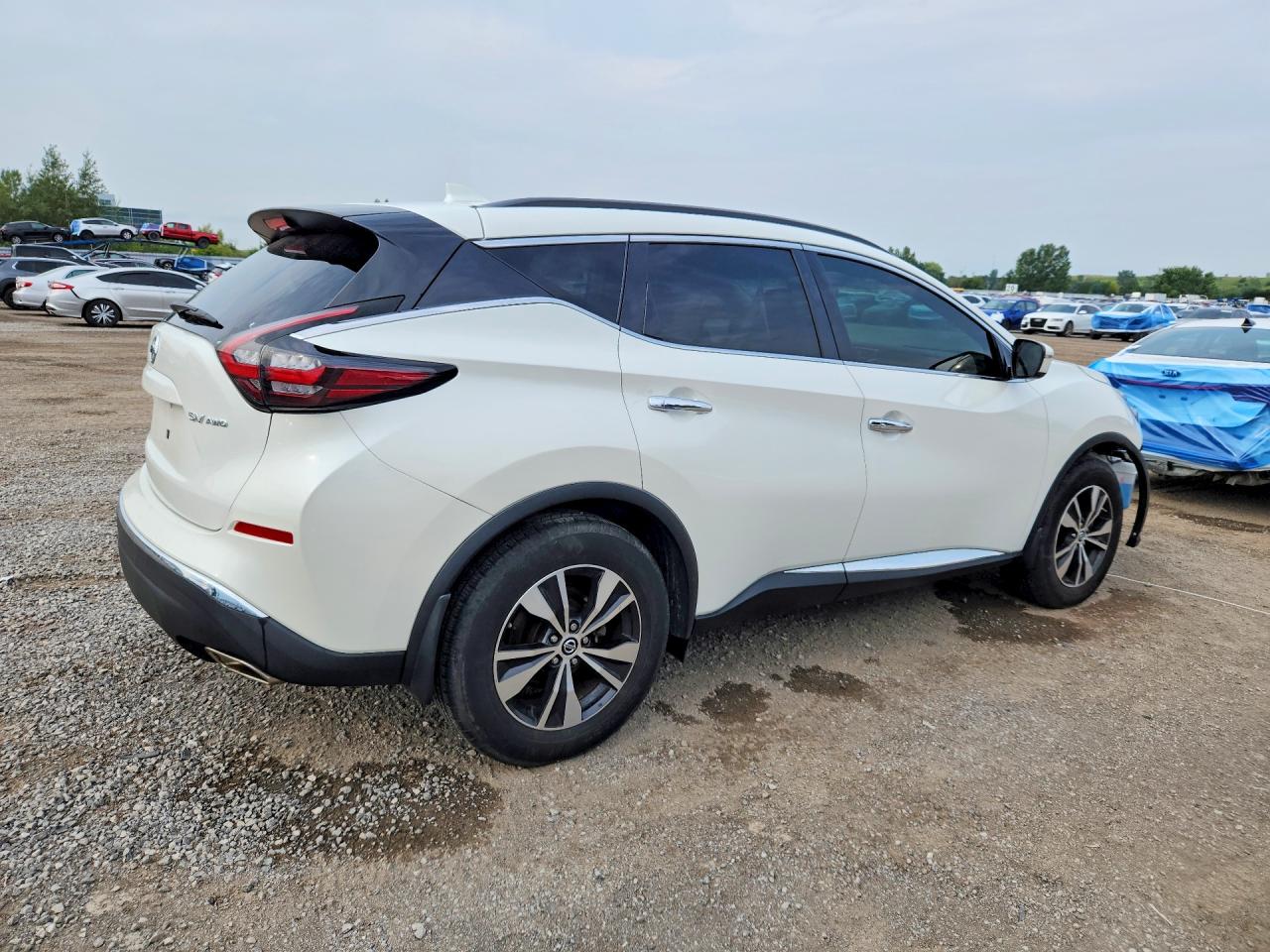 2019 Nissan Murano S White vin: 5N1AZ2MS1KN123809