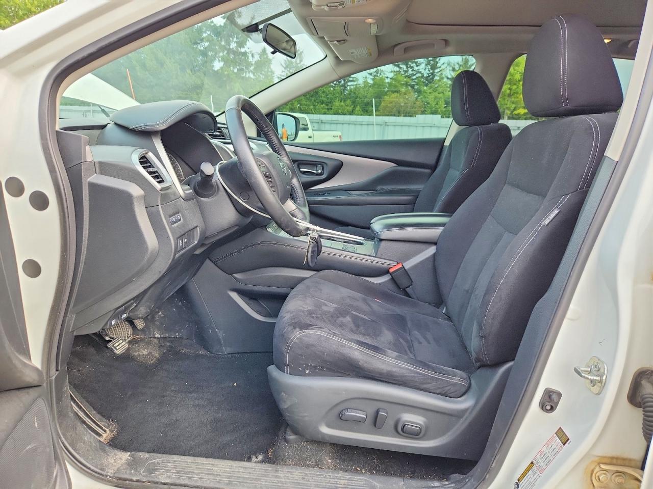 2019 Nissan Murano S White vin: 5N1AZ2MS1KN123809