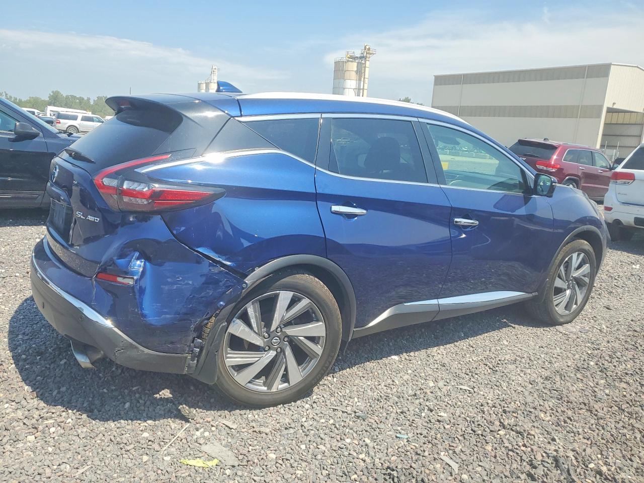 2019 Nissan Murano Sl Blue vin: 5N1AZ2MS3KN153099