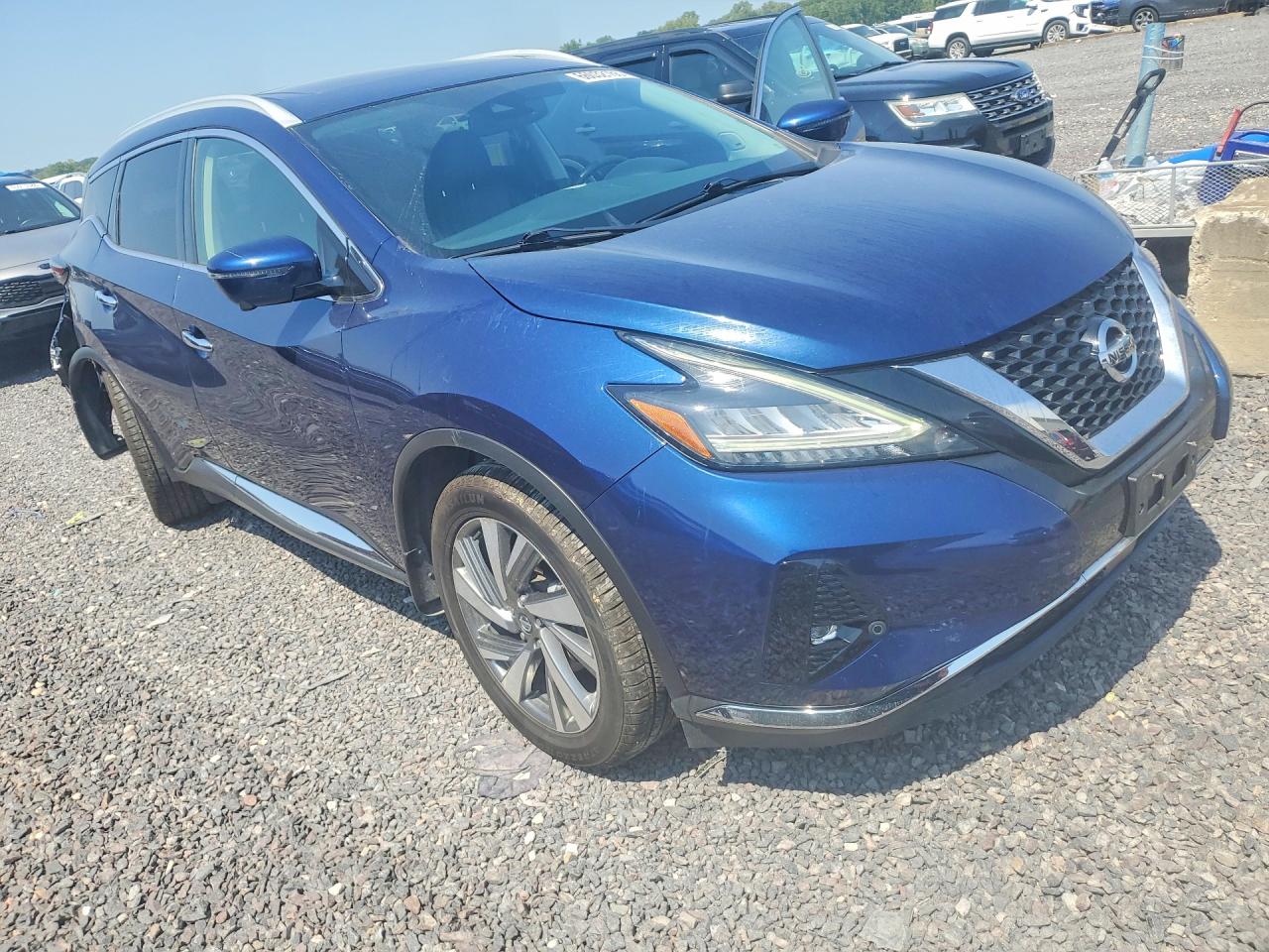 2019 Nissan Murano Sl Blue vin: 5N1AZ2MS3KN153099