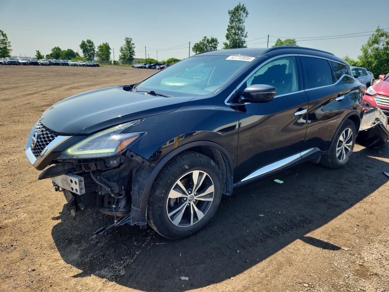 2019 Nissan Murano S Black vin: 5N1AZ2MS5KN138958