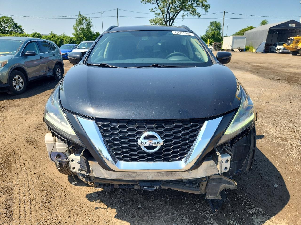 2019 Nissan Murano S Черный vin: 5N1AZ2MS5KN138958