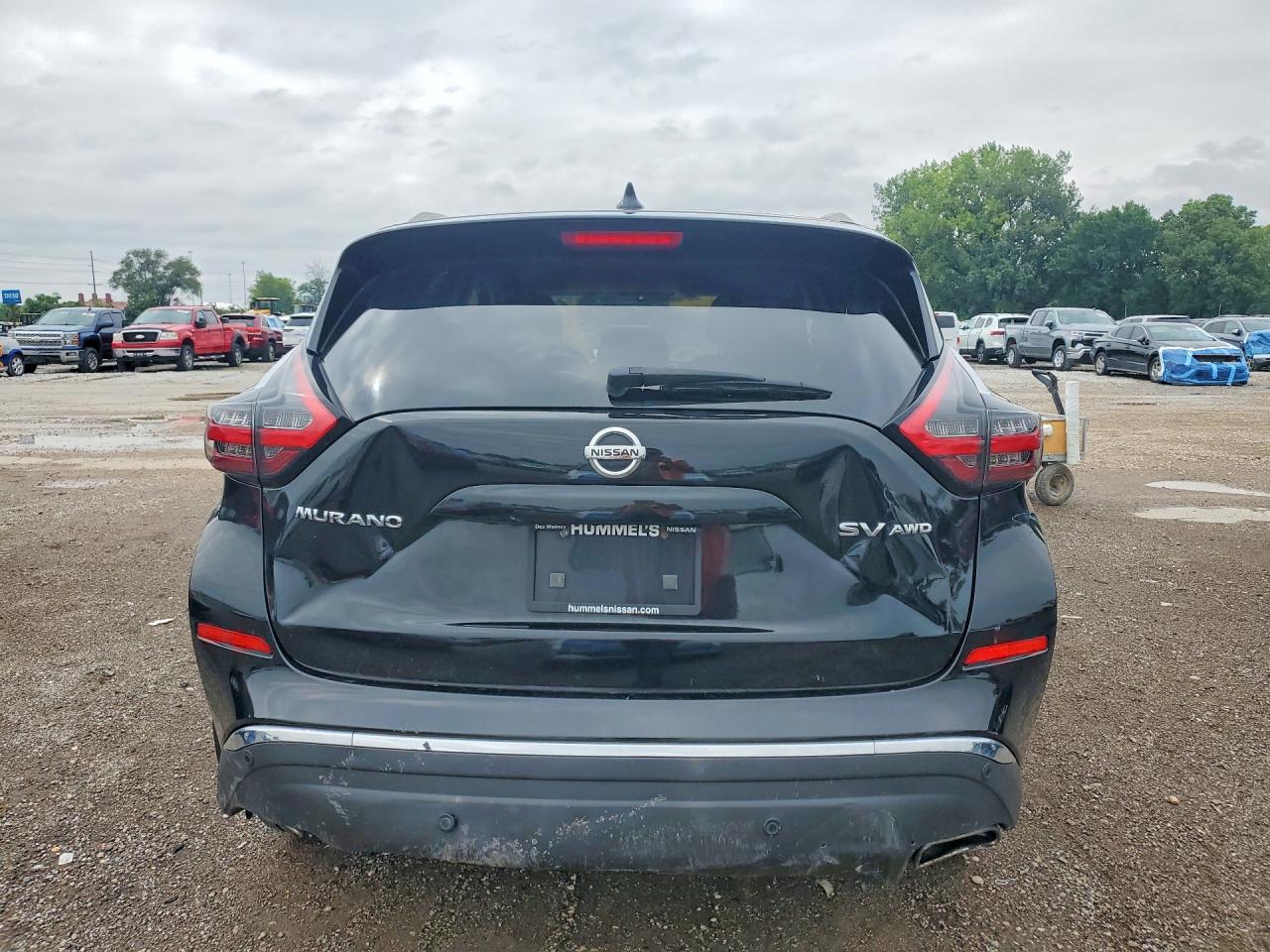 2019 Nissan Murano Sv Black vin: 5N1AZ2MS6KN158653