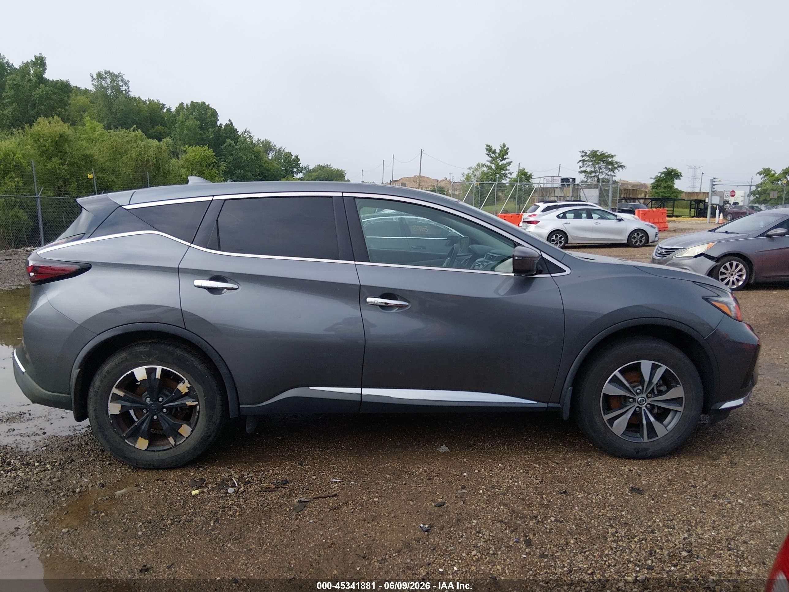 2019 Nissan Murano S Серый vin: 5N1AZ2MS7KN161223