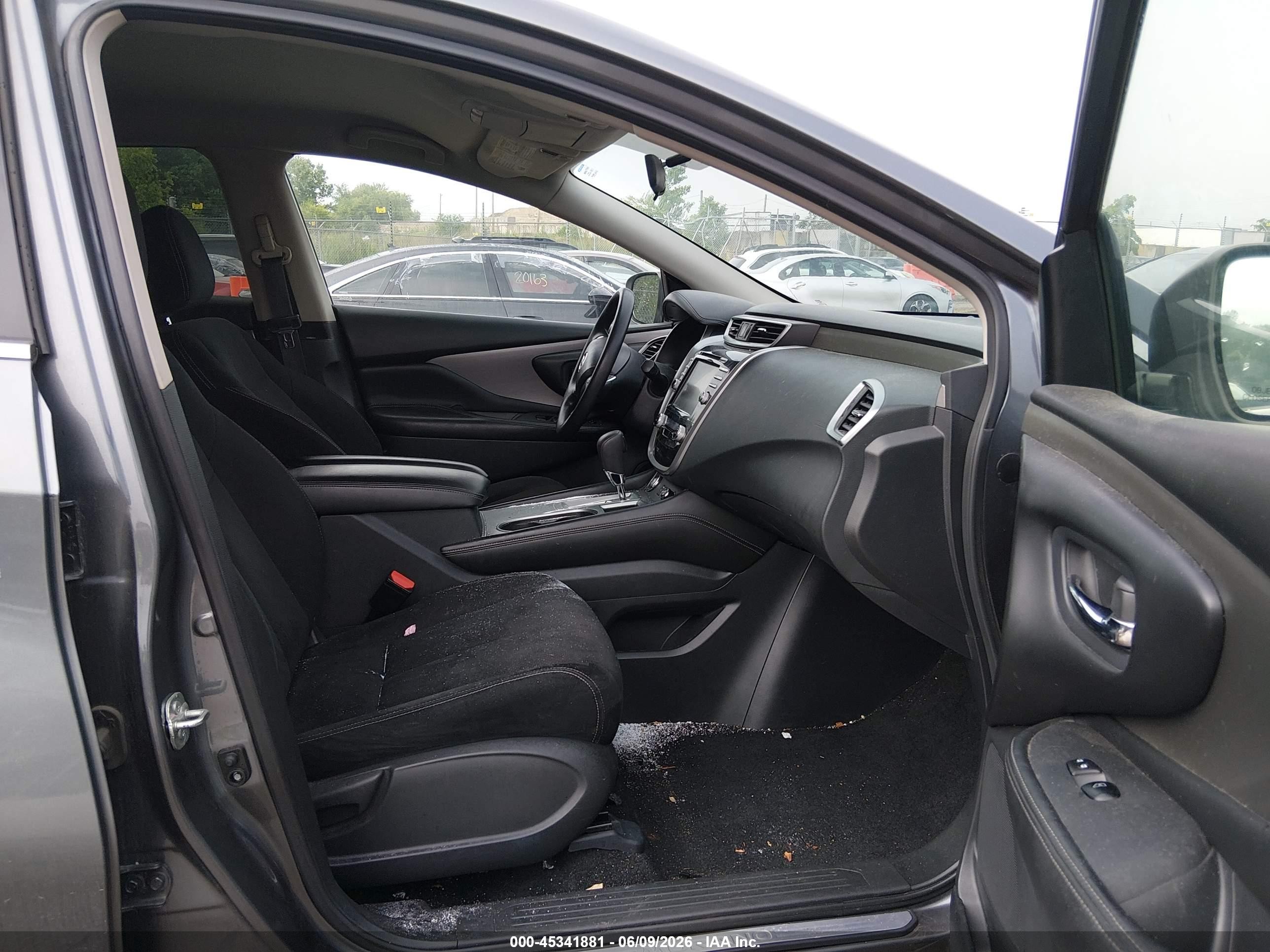 2019 Nissan Murano S Серый vin: 5N1AZ2MS7KN161223